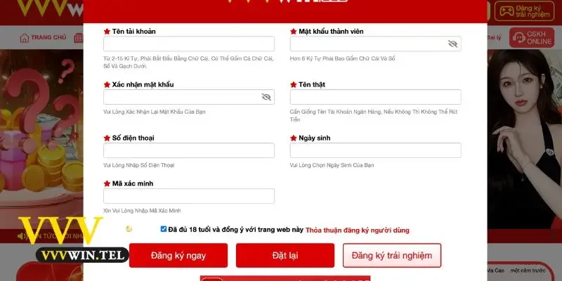 Đăng Ký vvvwin 2 Hướng dẫn đăng ký VVVWIN chi tiết cho newbie